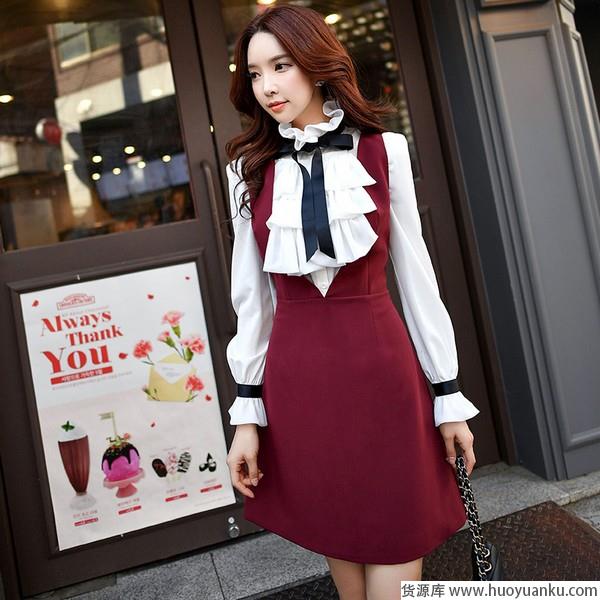 叠穿第一要义秋天是无袖裙的战场-第8张图片-货源库 叠穿第一要义秋天是无袖裙的战场-第8张图片-货源库