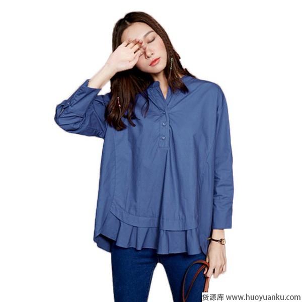 立领衬衫回味欧式复古潮-第4张图片-货源库