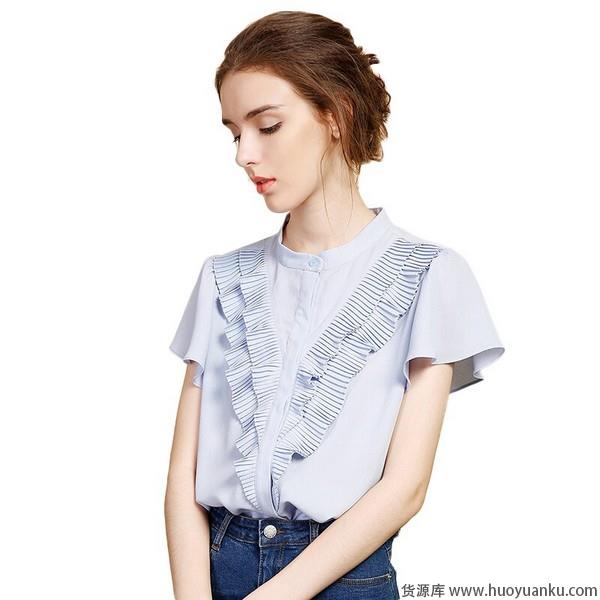 立领衬衫回味欧式复古潮-第5张图片-货源库