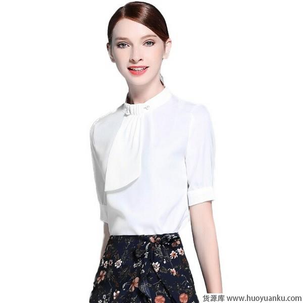 立领衬衫回味欧式复古潮-第7张图片-货源库