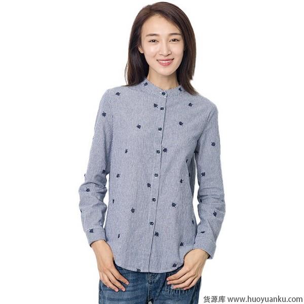 立领衬衫回味欧式复古潮-第8张图片-货源库