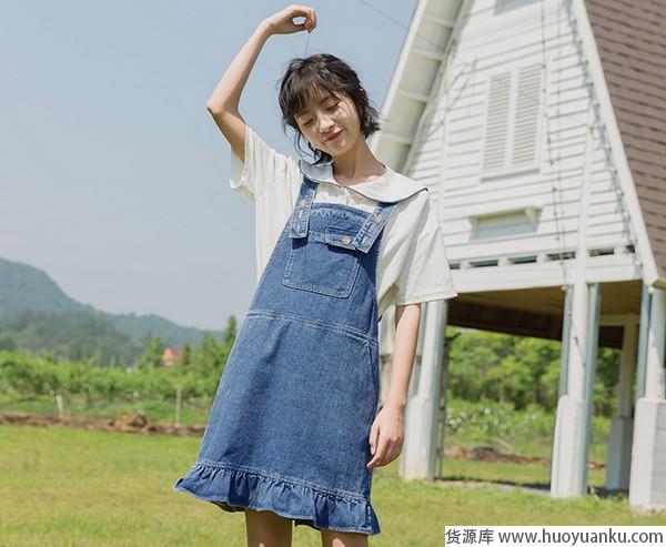 减龄实穿，牛仔裙个性出彩-第4张图片-货源库