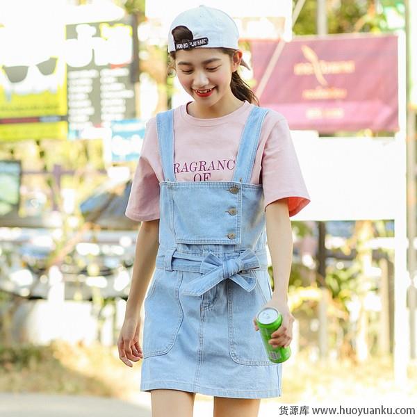 减龄实穿，牛仔裙个性出彩-第6张图片-货源库