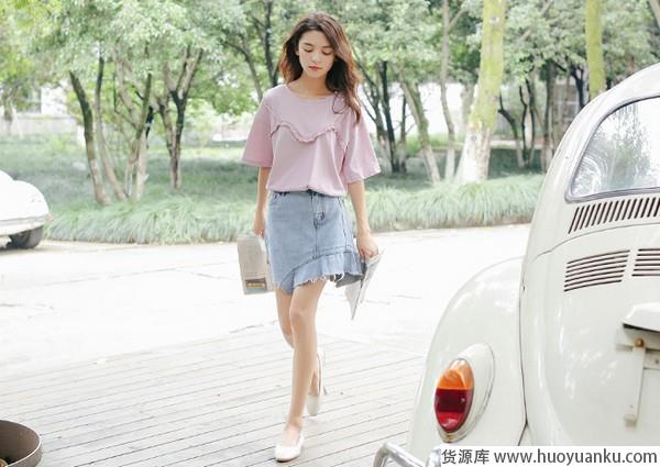 减龄实穿，牛仔裙个性出彩-第10张图片-货源库