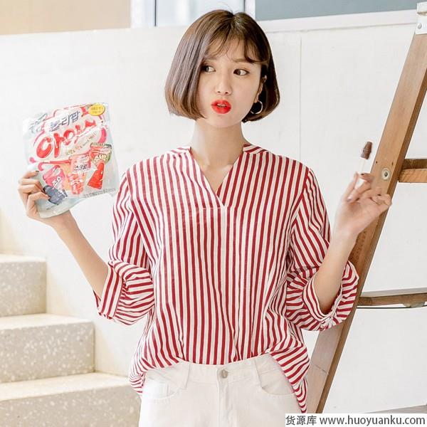 视觉控温,花样条纹装再起波澜-第8张图片-货源库 视觉控温,花样条纹装再起波澜-第8张图片-货源库