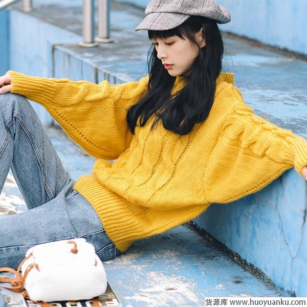 慵懒的复古当属针织麻花-第2张图片-货源库 慵懒的复古当属针织麻花-第2张图片-货源库