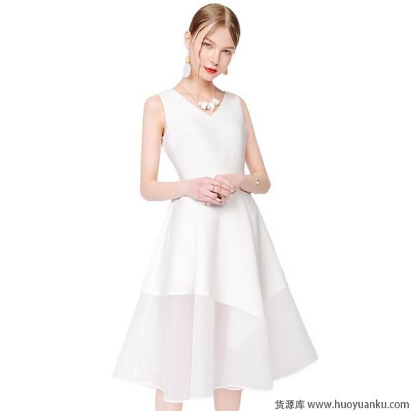 少即是多，纯色连衣裙演绎软妹风-第7张图片-货源库