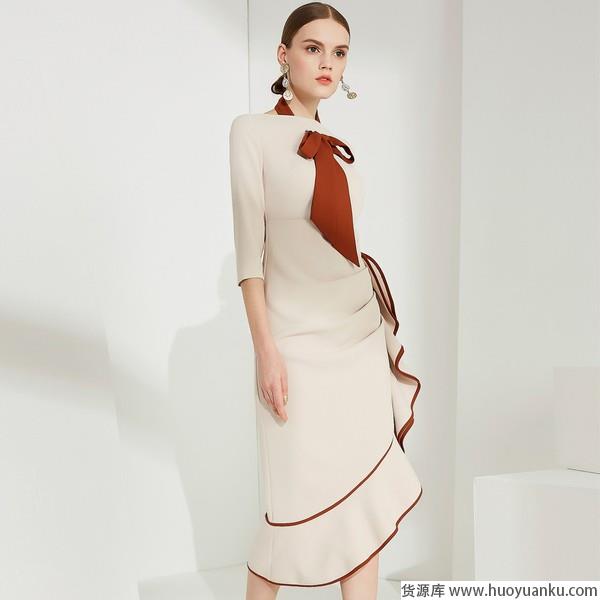 飘逸随风，有裙的春天才生动-第5张图片-货源库