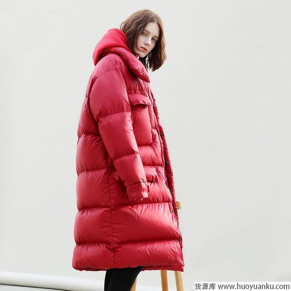 冬季养生先保暖，长款羽绒让人欲罢不能-第9张图片-货源库