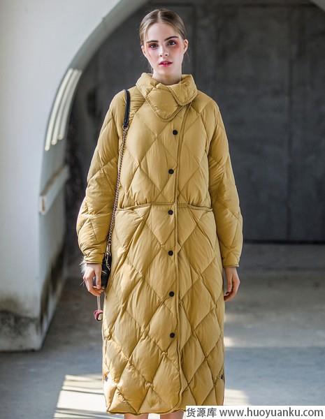 冬季养生先保暖，长款羽绒让人欲罢不能-第11张图片-货源库