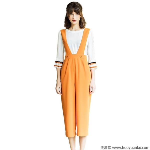 性感帅气，连体裤演绎清凉度假风-第3张图片-货源库