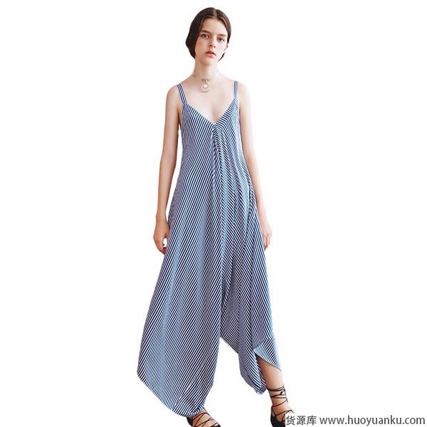 性感帅气，连体裤演绎清凉度假风-第4张图片-货源库