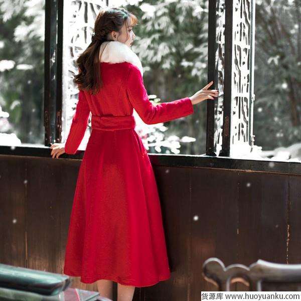 元宵战袍非红大衣莫属-第2张图片-货源库 元宵战袍非红大衣莫属-第2张图片-货源库