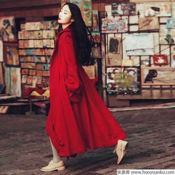 元宵战袍非红大衣莫属-第3张图片-货源库 元宵战袍非红大衣莫属-第3张图片-货源库