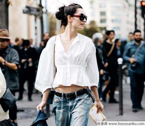百搭无忧愁，小白衫放大招-第8张图片-货源库