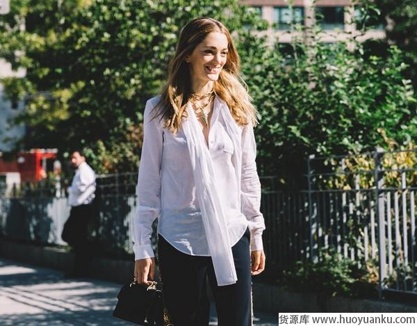 百搭无忧愁，小白衫放大招-第10张图片-货源库