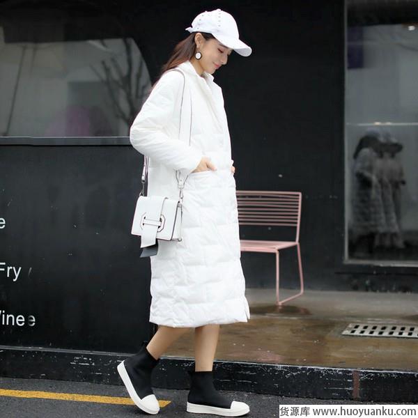 下雪天白色和羽绒服更配哦-第6张图片-货源库