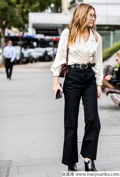 轻松优雅的出色代表，睡衣风衬衫穿对很时髦-第2张图片-货源库