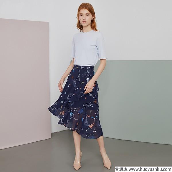 普通造型大变样，不规则半裙个性无双-第9张图片-货源库