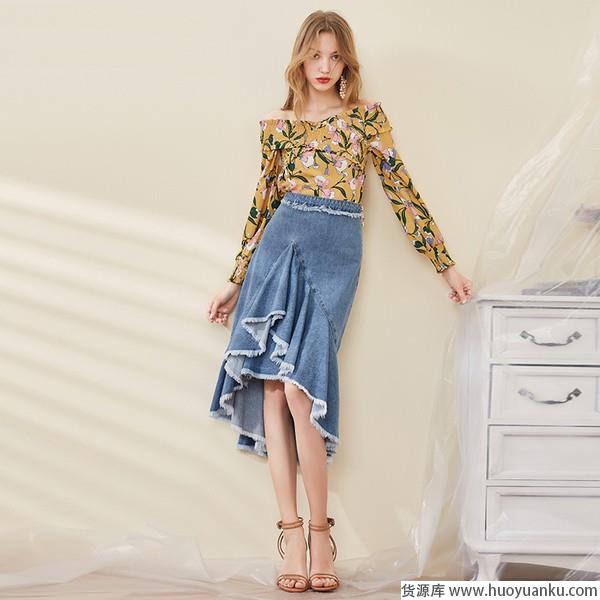 普通造型大变样，不规则半裙个性无双-第18张图片-货源库