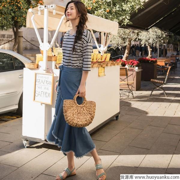 普通造型大变样，不规则半裙个性无双-第19张图片-货源库