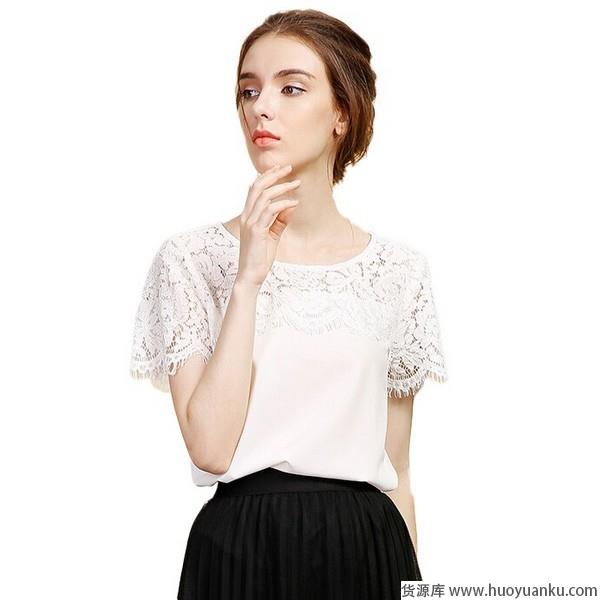 纯色雪纺衫，唯美浪漫优雅成仙-第7张图片-货源库