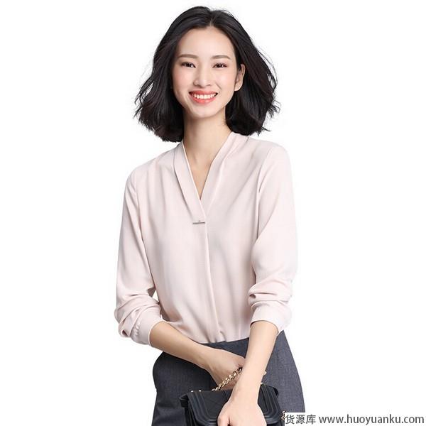 纯色雪纺衫，唯美浪漫优雅成仙-第10张图片-货源库