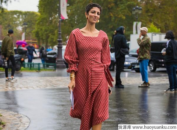 复古名媛，方领缔造巴掌脸-第1张图片-货源库