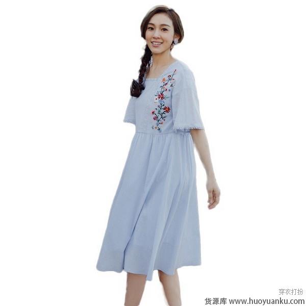 复古名媛，方领缔造巴掌脸-第9张图片-货源库