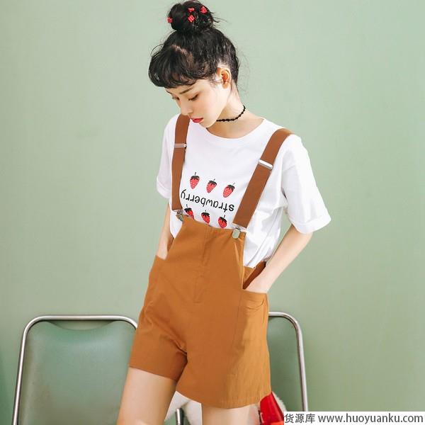 清凉显瘦元气十足，背带连体花样百出-第8张图片-货源库