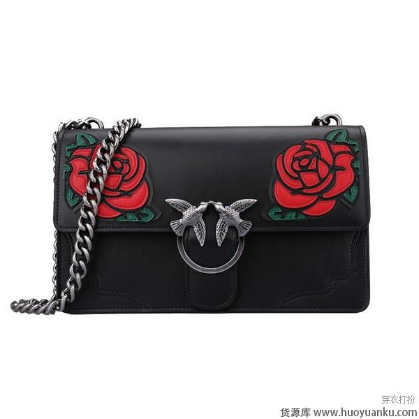 不下线的流行色，黑色单肩包经典长存-第5张图片-货源库