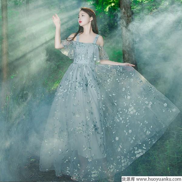 长裙婉约送春归赴一场夏的盛宴-第3张图片-货源库 长裙婉约送春归赴一场夏的盛宴-第3张图片-货源库