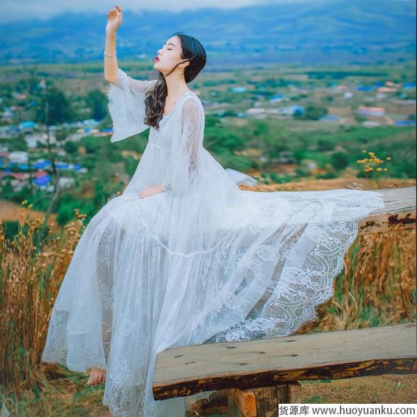 长裙婉约送春归赴一场夏的盛宴-第4张图片-货源库 长裙婉约送春归赴一场夏的盛宴-第4张图片-货源库