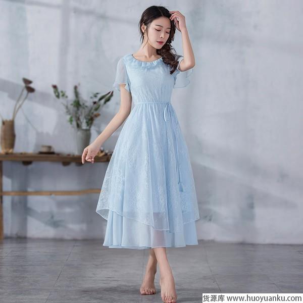 长裙婉约送春归赴一场夏的盛宴-第5张图片-货源库 长裙婉约送春归赴一场夏的盛宴-第5张图片-货源库