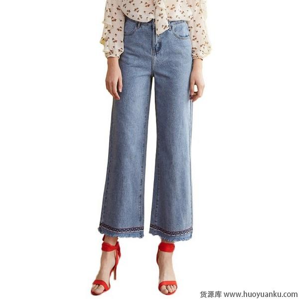 毛边牛仔裤,妙龄少女爱上叛逆风-第3张图片-货源库 毛边牛仔裤,妙龄少女爱上叛逆风-第3张图片-货源库