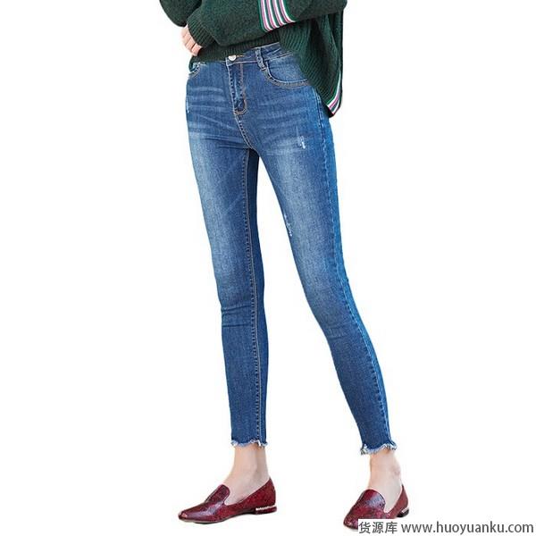 毛边牛仔裤,妙龄少女爱上叛逆风-第5张图片-货源库 毛边牛仔裤,妙龄少女爱上叛逆风-第5张图片-货源库