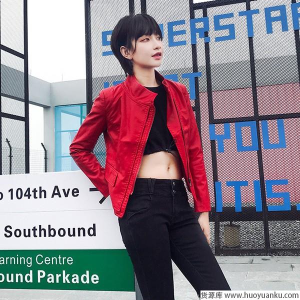 皮衣的风情，只有女人懂-第8张图片-货源库