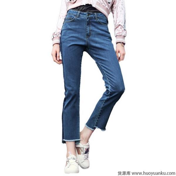 九分牛仔裤心机露脚踝挑逗性感-第5张图片-货源库