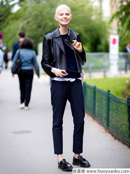 秋日出行酷帅标配皮夹克总是要有的-第2张图片-货源库 秋日出行酷帅标配皮夹克总是要有的-第2张图片-货源库