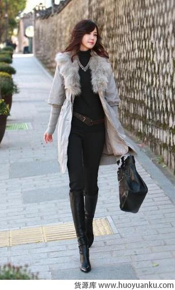 适合轻熟女的棉服外套-第3张图片-货源库