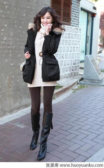 适合轻熟女的棉服外套-第4张图片-货源库