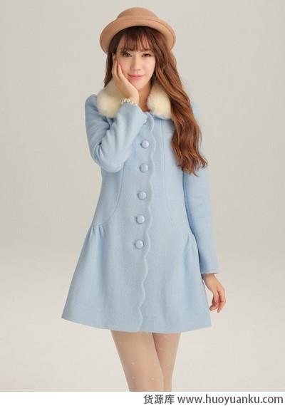 A摆廓型大衣俏丽过冬天-第3张图片-货源库 A摆廓型大衣俏丽过冬天-第3张图片-货源库