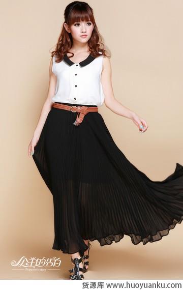 长裙要搭配什么样的鞋子-第5张图片-货源库