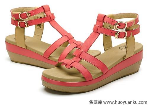 坡跟凉鞋美丽不累脚-第4张图片-货源库