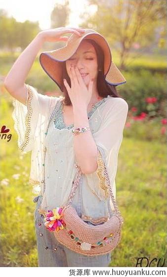 戴顶草帽靓丽出游-第13张图片-货源库