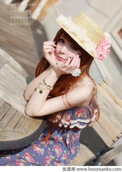 戴顶草帽靓丽出游-第19张图片-货源库