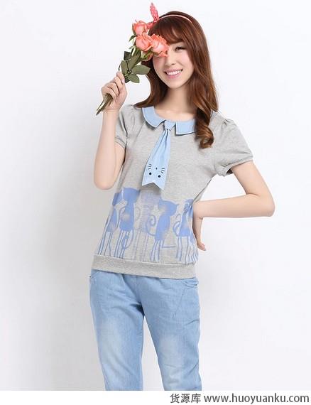 T恤就要甜美减龄-第3张图片-货源库 T恤就要甜美减龄-第3张图片-货源库