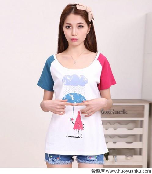 T恤就要甜美减龄-第4张图片-货源库 T恤就要甜美减龄-第4张图片-货源库