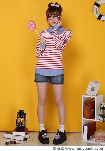 T恤就要甜美减龄-第6张图片-货源库 T恤就要甜美减龄-第6张图片-货源库