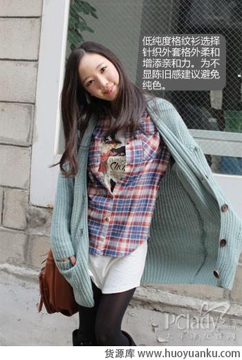 毛料格子衫带你走出黑白季-第4张图片-货源库